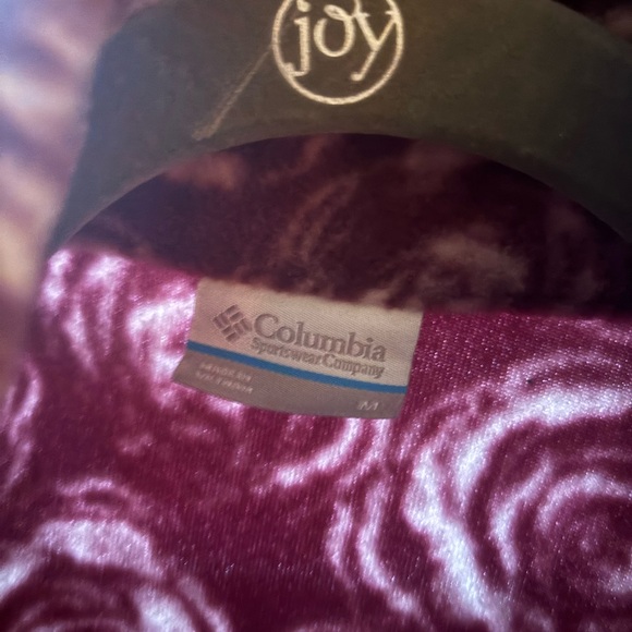 Columbia Patterned Fleece Jacket - Roses - Picture 2 of 3